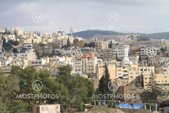 Landscape view from Jarash, Jordan