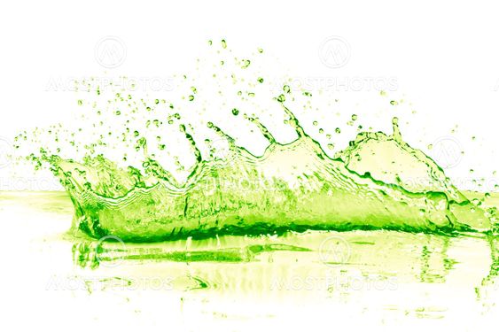 lime drink splash