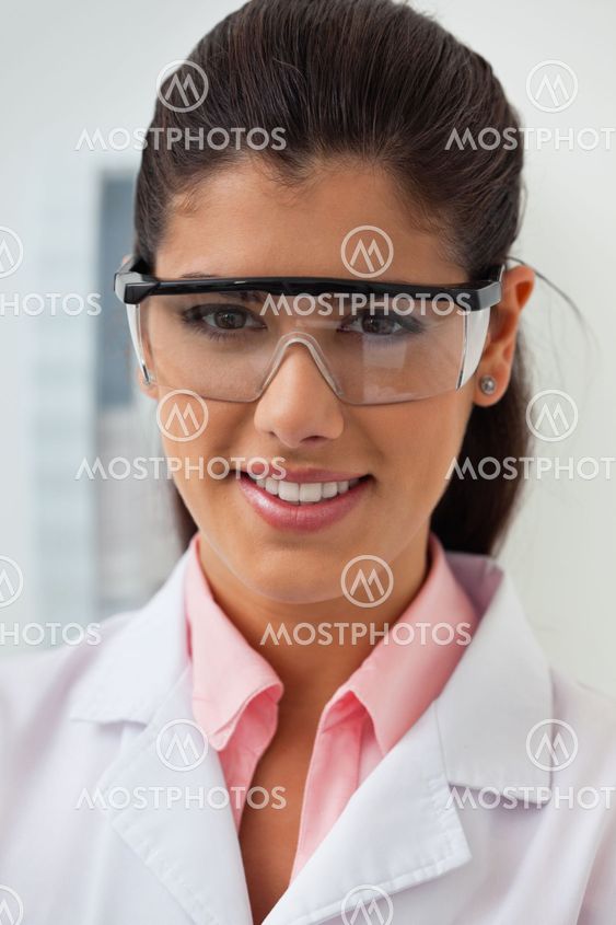 Smiling female dentist