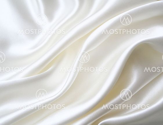 Smooth elegant white silk as background