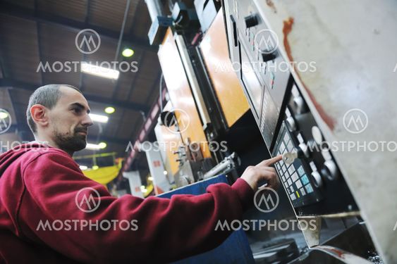 industry workers people in factory