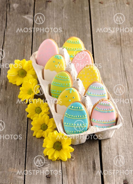 Easter homemade gingerbread cookie