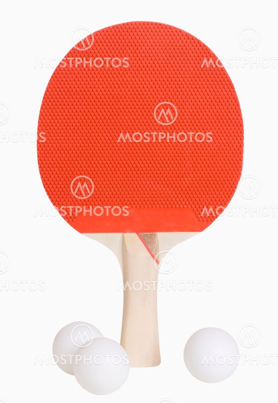 Ping Pong Paddle and Balls