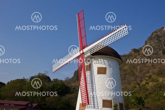 swiss sheep farm windmill1