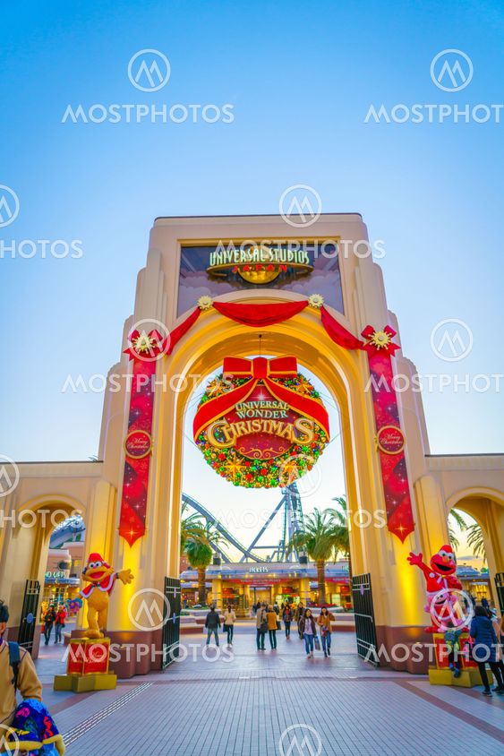 OSAKA, JAPAN - December 1, 2015: Universal Studios Japan...