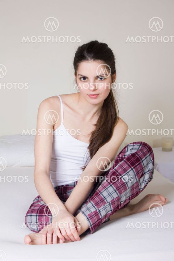 Woman in bed