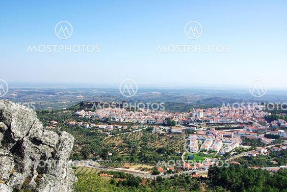 Landscape of Castelo de Vide village, north of Alentejo region