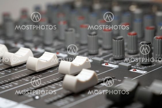 studio mixer detail