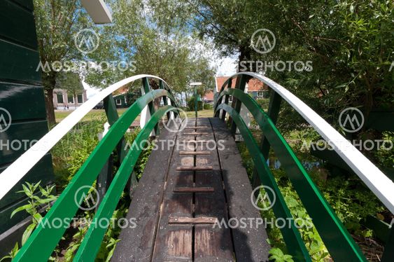 wooden footbridge