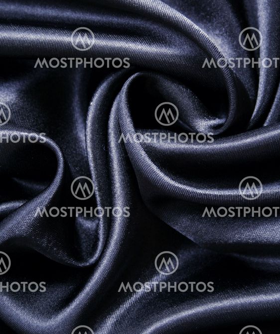 Smooth elegant black silk