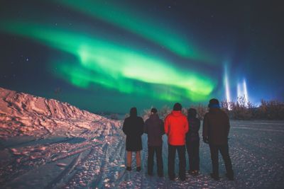 Beautiful picture of massive multicolored green vibrant...