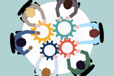 Business cooperation concept