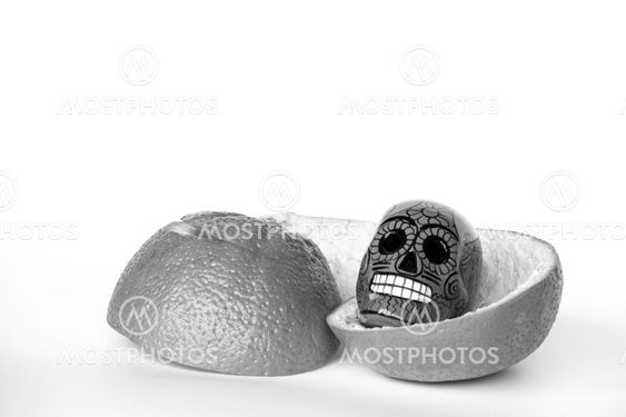 Death inside an orange