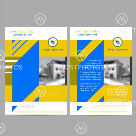 Annual Report Leaflet Brochure Flyer Template
