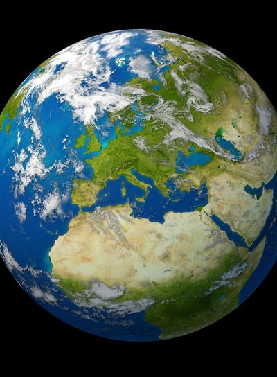 Planet Earth featuring Europe and European union 