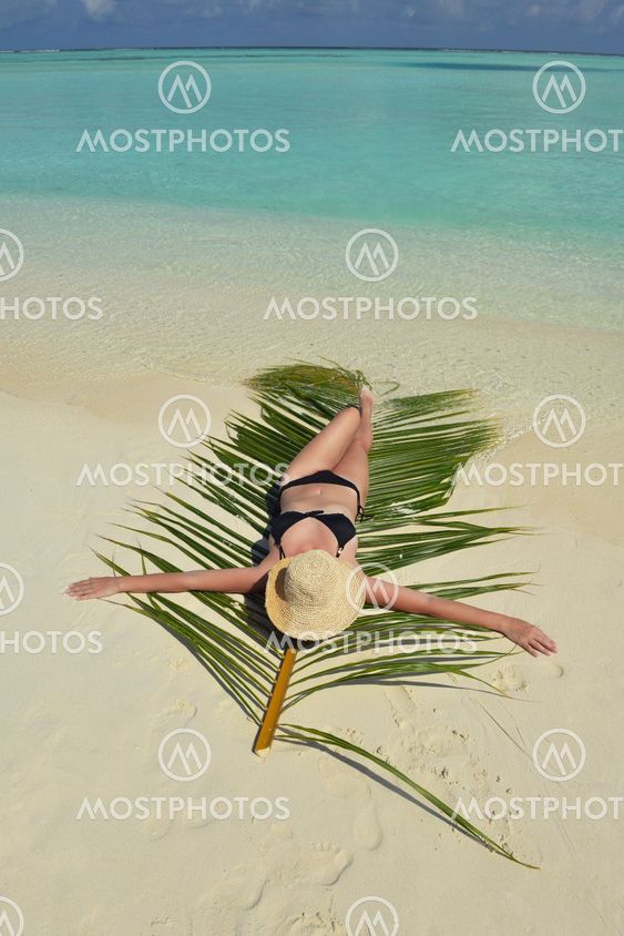 happy woman enjoy summer time
