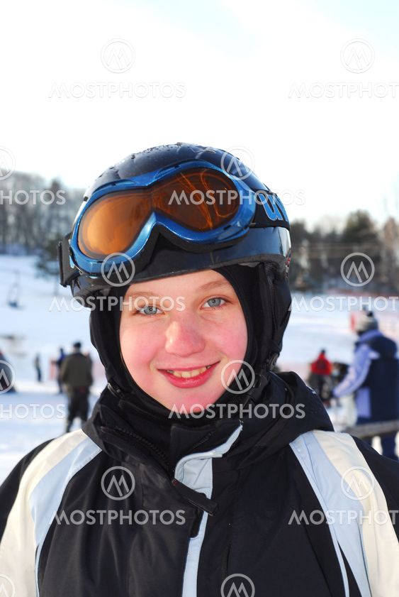 Girl ski