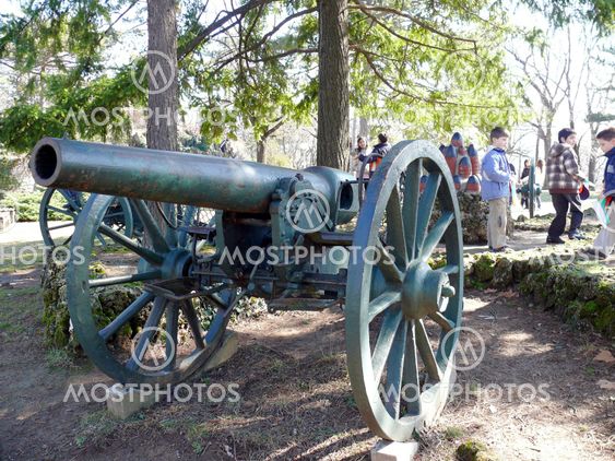 Cannon in Skobelev Park, Pleven, Bulgaria