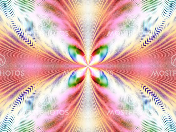 Abstract colorful fractal
