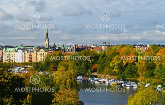Autumn view of Stockholm
