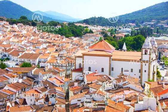 Landscape of Castelo de Vide village, north of Alentejo region