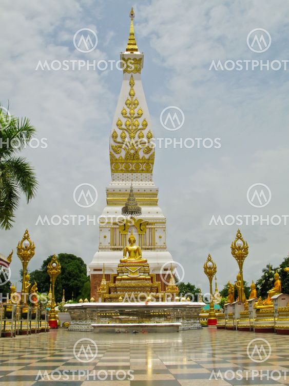 Famous pagoda in northeast of Thailand