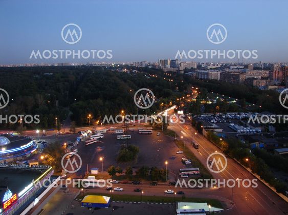 Moscow in the evening