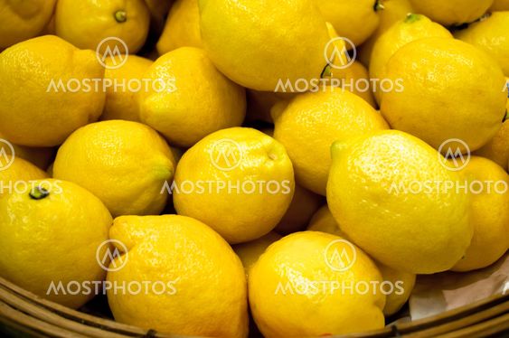 lemons in a basket