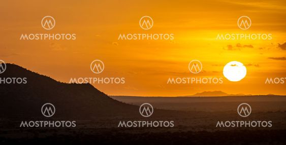 The Sun rises over Spitzkoppe in Namibia