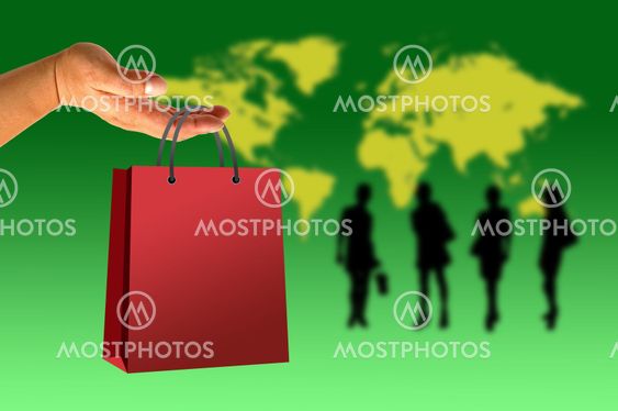 Shopping bag in hand