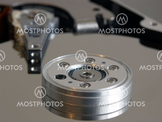 details of an internal computer hard drive