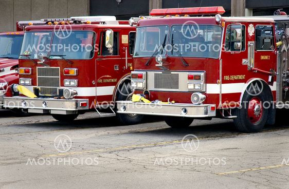 Fire Trucks Close-up