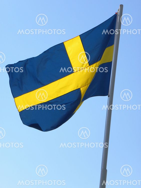 The Swedish flag