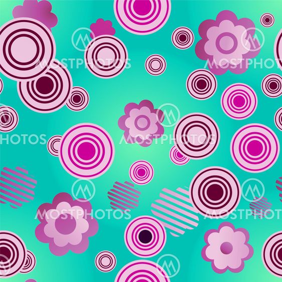 vector. seamless flower pattern