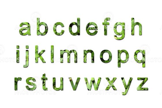 green eco font