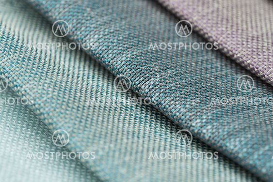 Multi color fabric texture samples