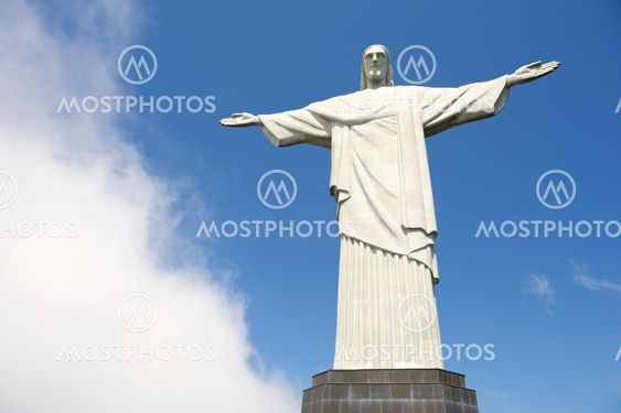 Corcovado Weather Christ the Redeemer Rio with Clouds