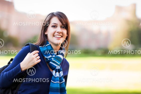 Mixed race college student