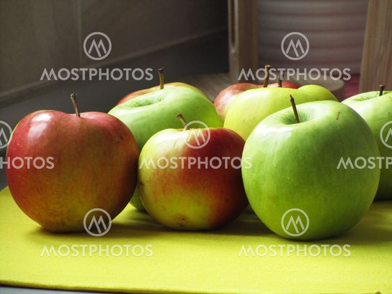 Colorful apples