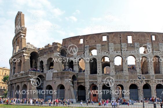 Arch of Constantine and Colosseum