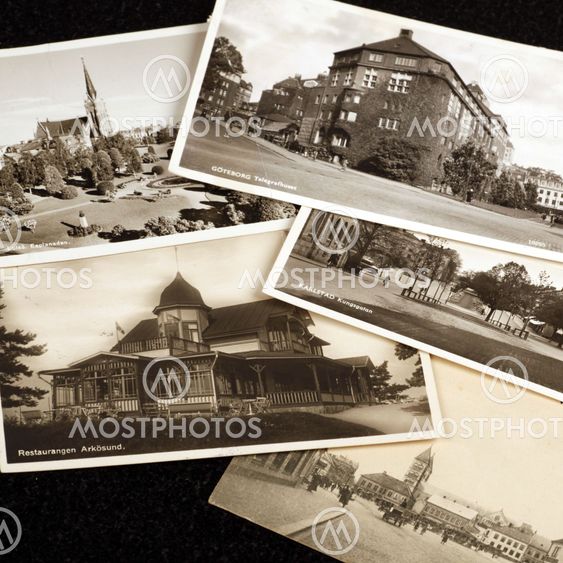 Old postcards from Sweden around