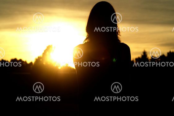 silhouette waiting
