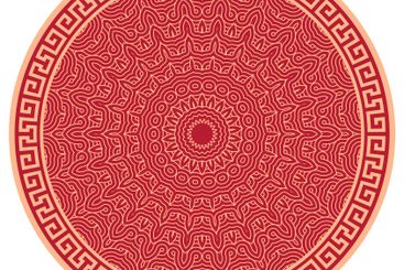 Vector Japanese pattern in oriental geometric...