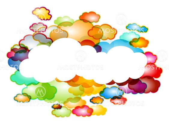 Multicolor shine cloud