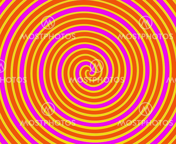 Orange and Yellow Spiral