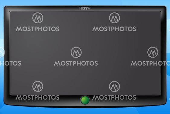 Black LCD tv screen