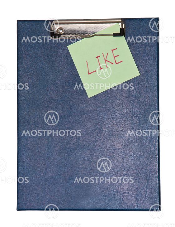 Notebook paper on a clip board.