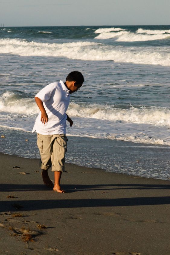 Picture of family at beach