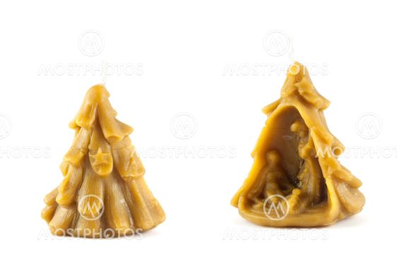 Wax Christmas Candles