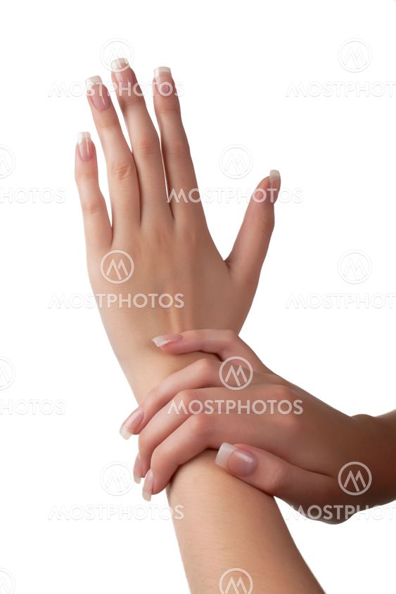 beautiful woman hands
